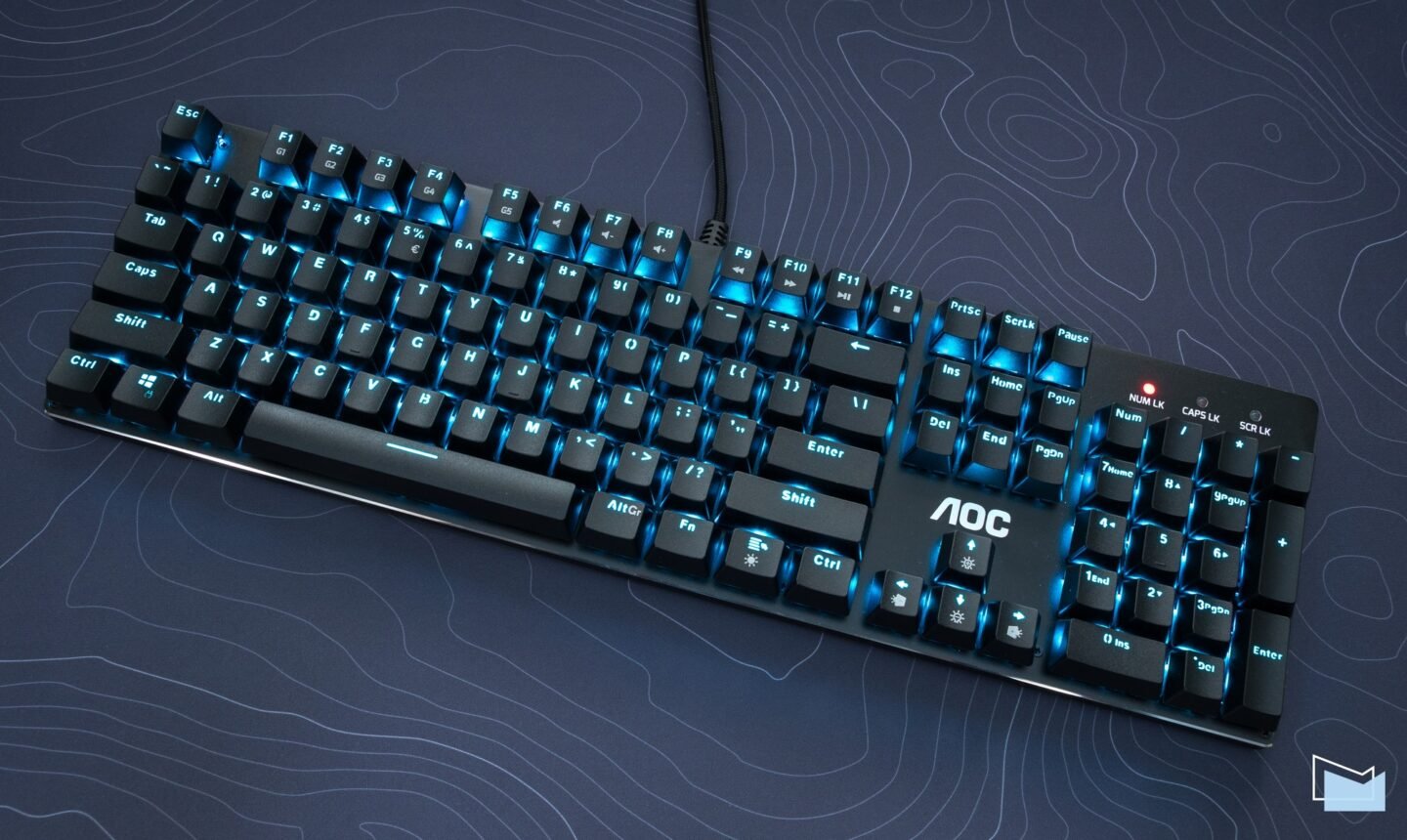 Огляд AOC GK500: ігрова механічна клавіатура з RGB-підсвічуванням