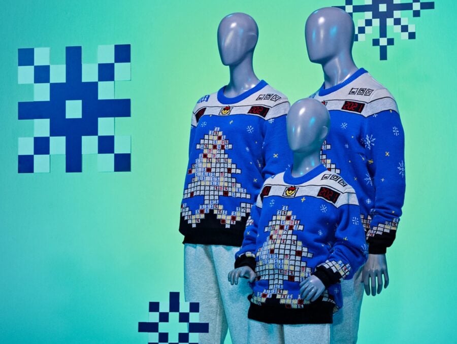 Цьогоріч “потворний” різдвяний светр від Microsoft — за мотивами гри Minesweeper