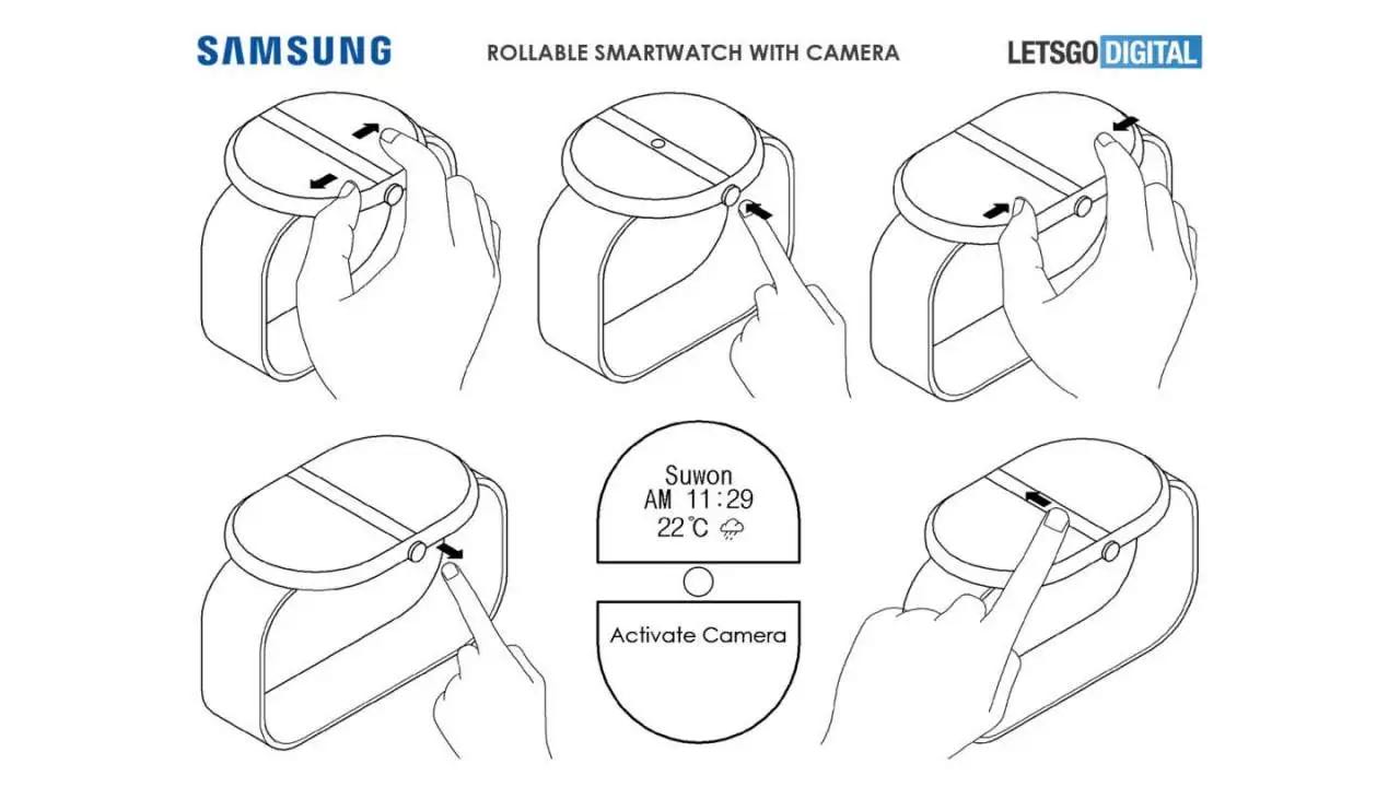 Samsung Watch Rollable Display Patent