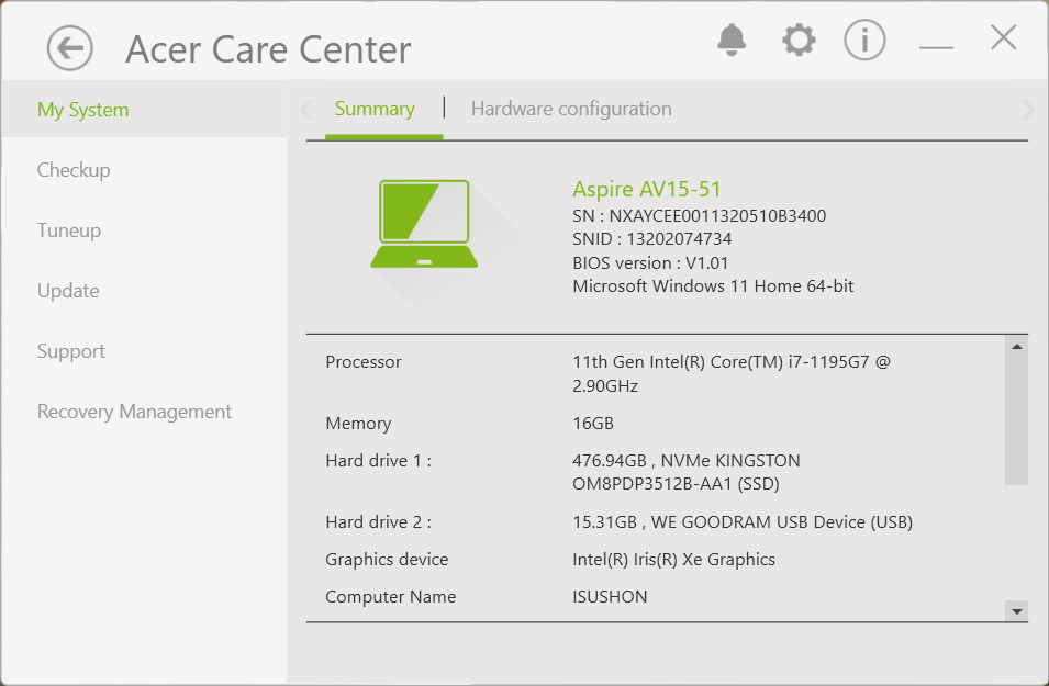 Огляд ноутбука Acer Aspire Vero: "зелений" is new black
