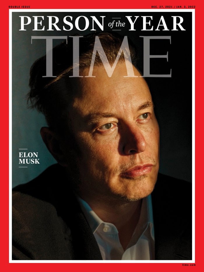 Журнал Time визнав Ілона Маска людиною 2021 року