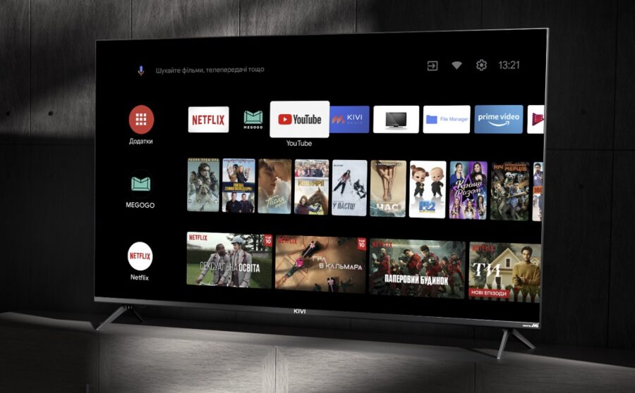 KIVI оголосила новорічні ціни на телевізори з Android TV та KIVI MEDIA
