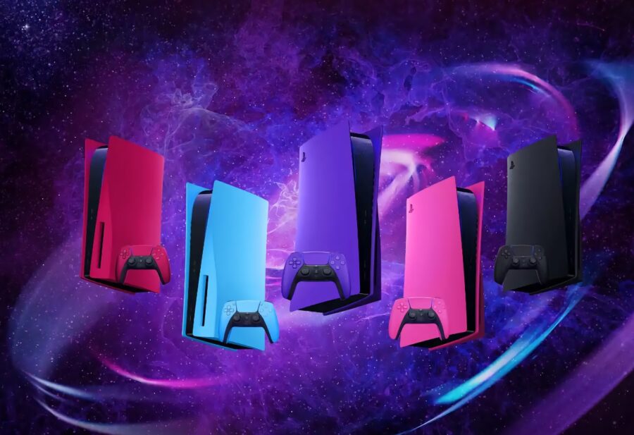 Рожевий, пурпурний та блакитний – Sony анонсувала кольорові накладки для PlayStation 5