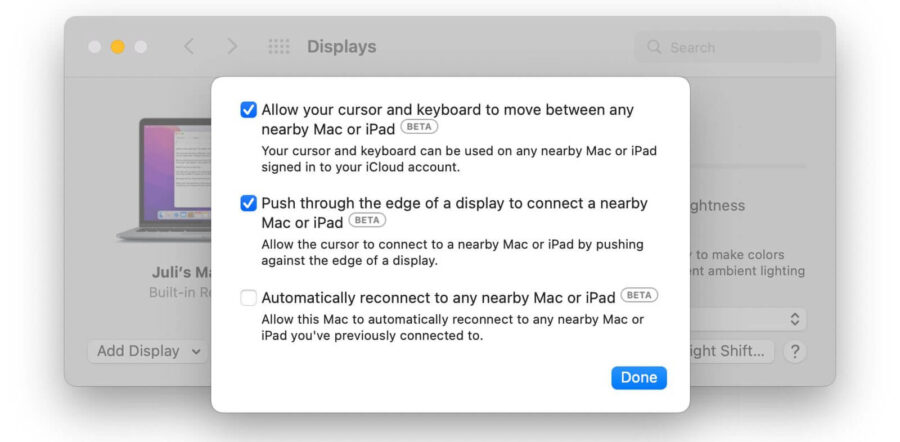 У бета-версіях Apple iPadOS 15.4 та macOS Monterey 12.3 (нарешті) зʼявився Universal Control