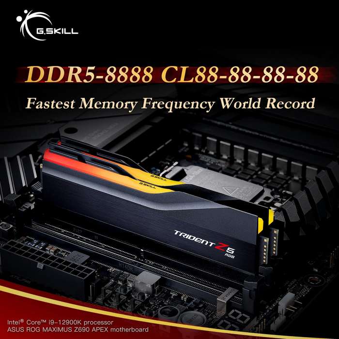 DDR5-8888 – черговий світовий рекорд розгону оперативної пам'яті