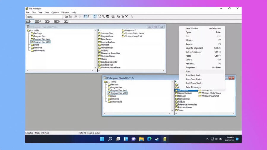 Хвилинка ностальгії: File Manager зі складу Windows 3.0 запрацював у Windows 11