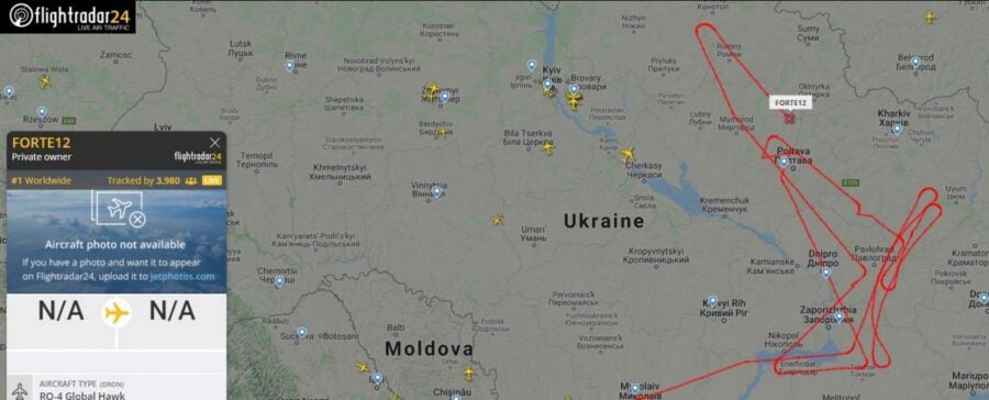 США посилюють авіарозвідку над Україною. Спостереження ведуть новий CL-650 ARTEMIS та стратегічний дрон Global Hawk