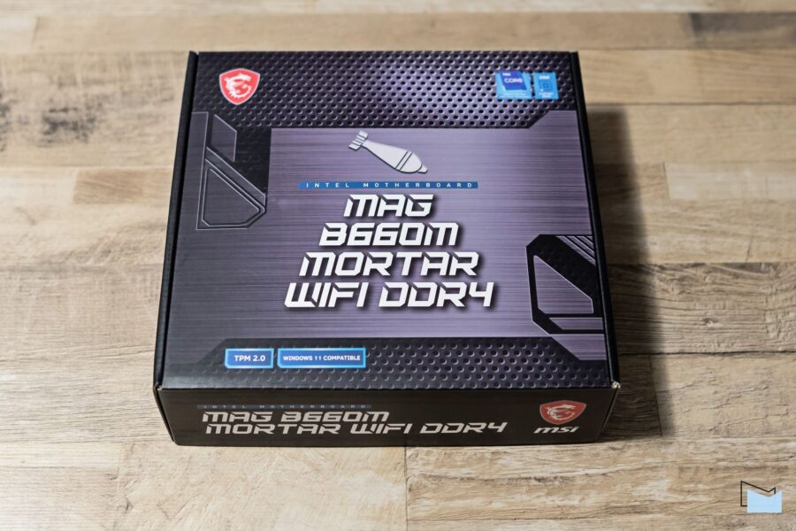 MSI MAG B660M MORTAR WiFi DDR4 box