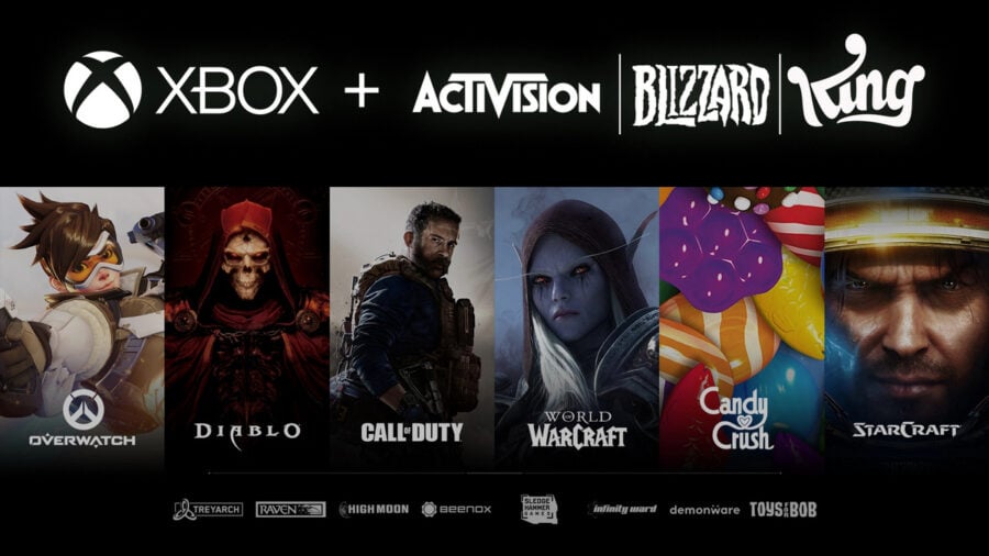 How many more employees does Activision Blizzard have than Xbox Game Studios?