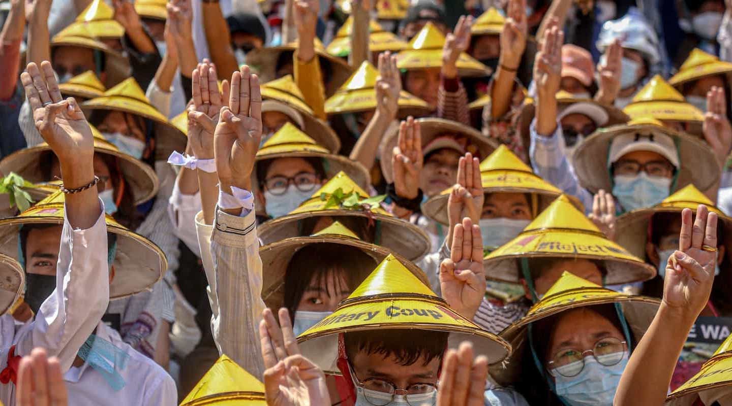 Myanmar protests 2021