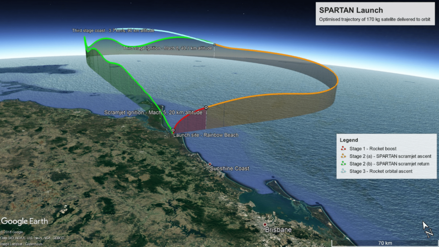 Австралійські інженери з Hypersonix Launch Systems представили триступінчасту систему запуску супутників