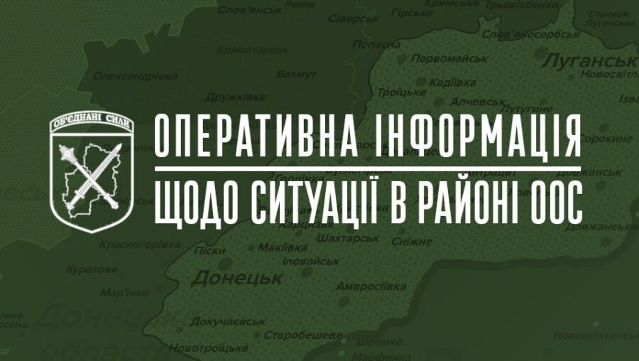 Ситуація у Донецькому оперативному районі станом на 20:00