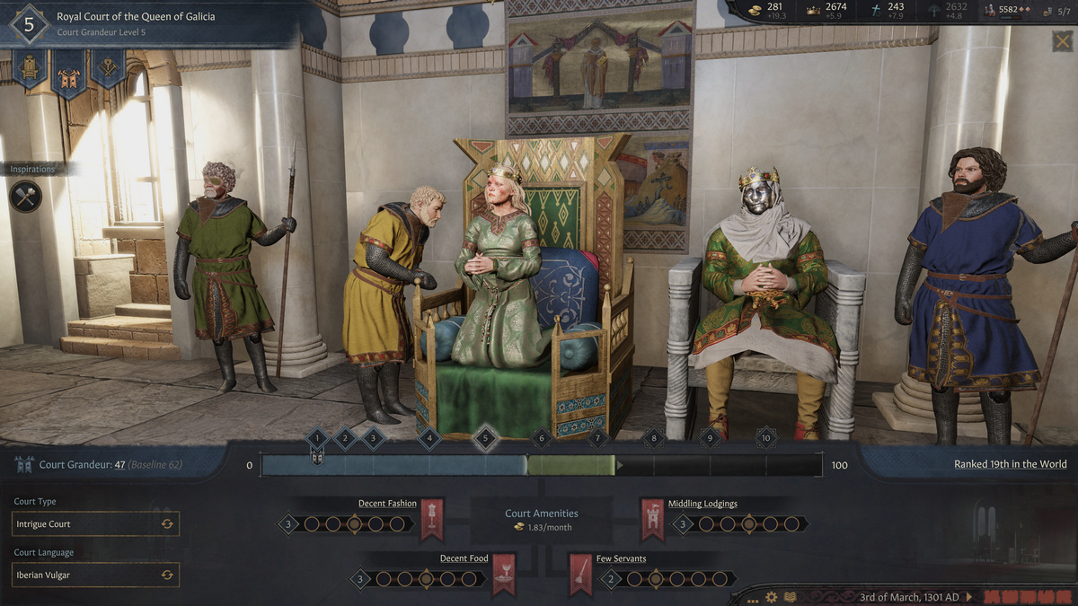 Вийшло перше велике доповнення для стратегії Crusader Kings III – Royal Court