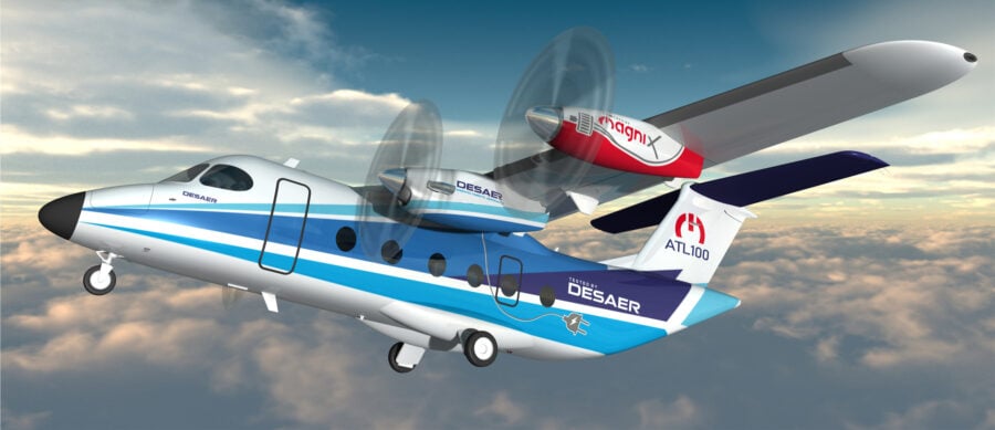 Майбутній літак ATL-100 від бразильської Desaer отримає гібридну версію ATL-100H