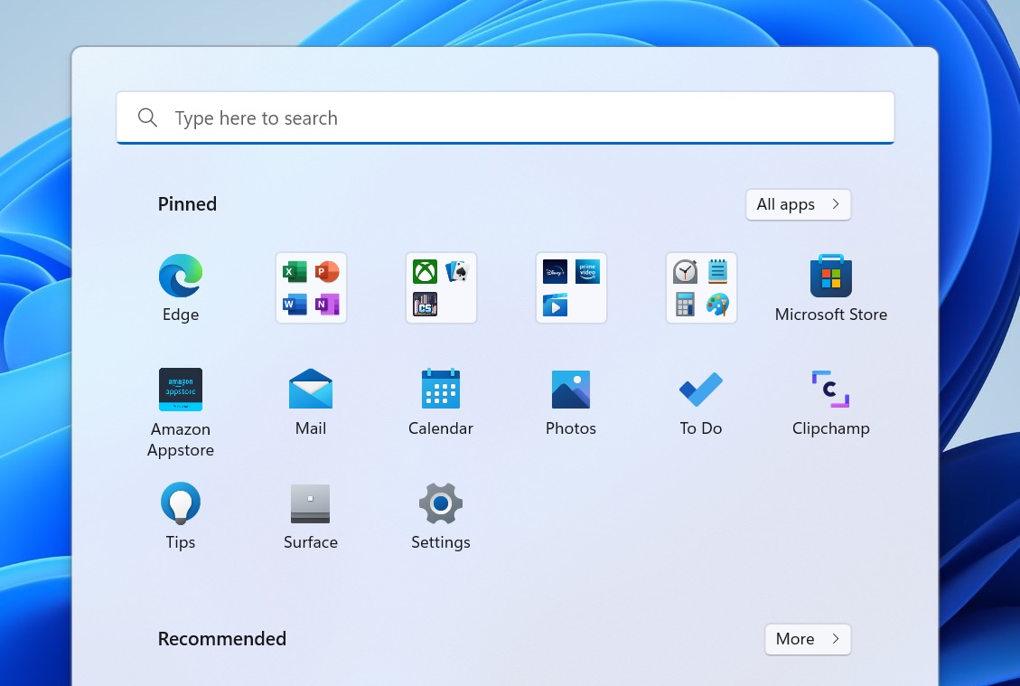 Windows 11 збірка 22557 додає сенсорні жести, папки в меню «Пуск» та інші нововведення
