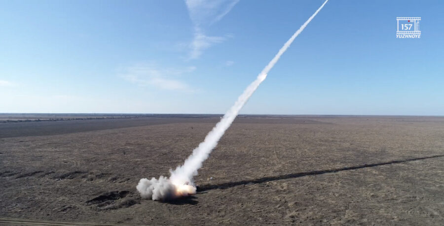 КБ «Південне» проводить випробування українських реактивних снарядів «Тайфун-1»