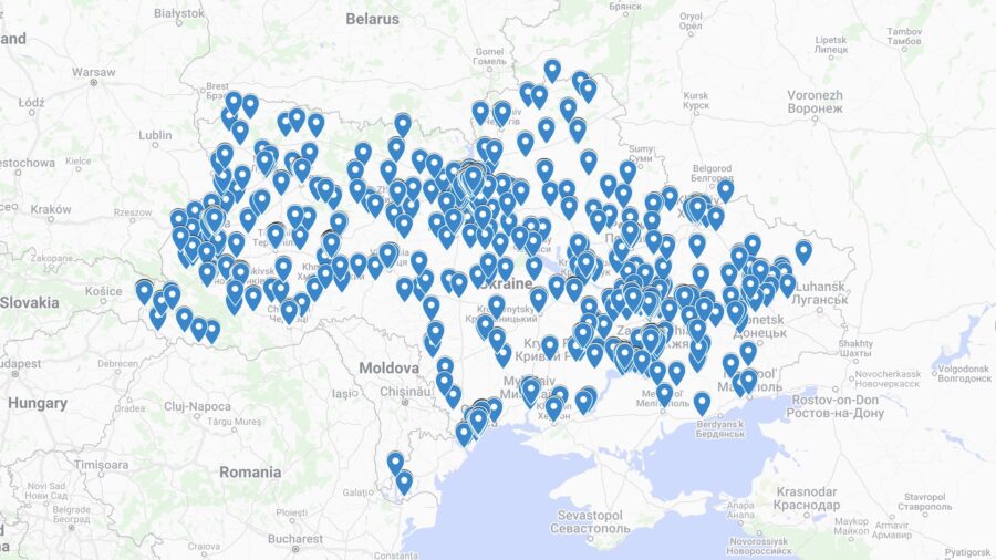В Google Maps є мапа працюючих в період воєнного стану аптек України