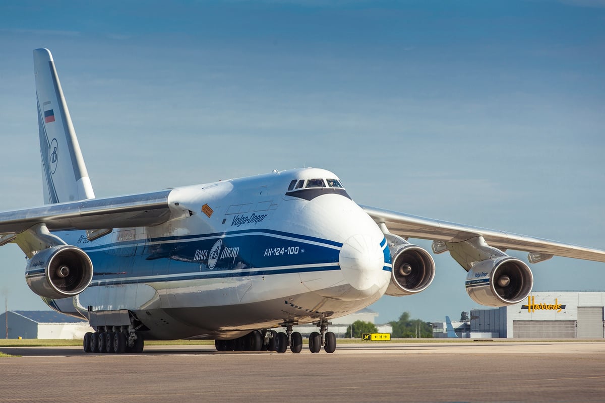 Ukraine arrests 12 transport aircraft An-124-100 Ruslan of the Russian airline Volga-Dnepr