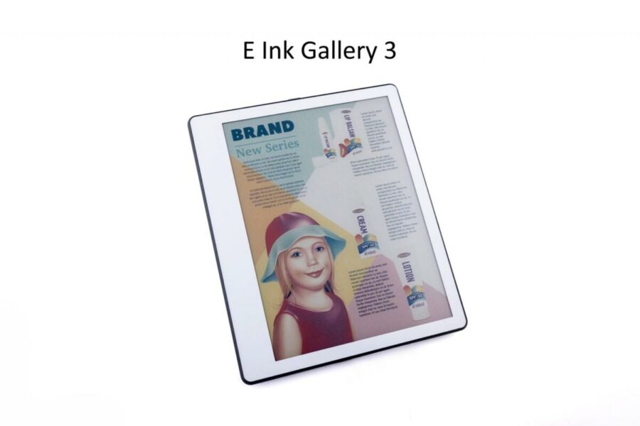 Кольоровий електронний папір Gallery 3 від E Ink може з’явитися у планшетах