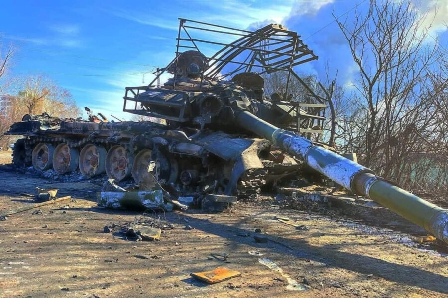 Співвідношення втрат військової техніки Росії та України з початку війни