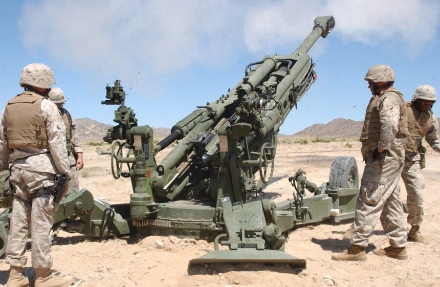 155-mm M777 howitzer  – titanium construction, digital fire control system and high-precision munitions
