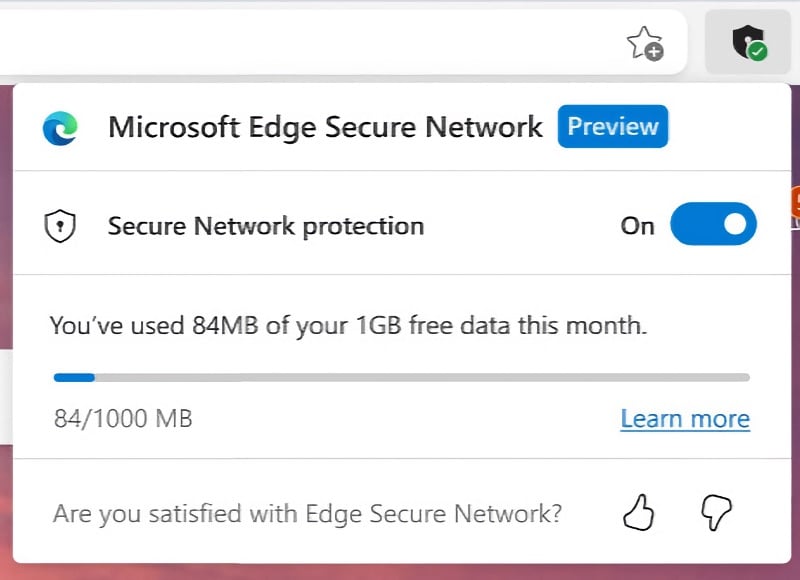Microsoft Edge will receive a built-in VPN from Cloudflare