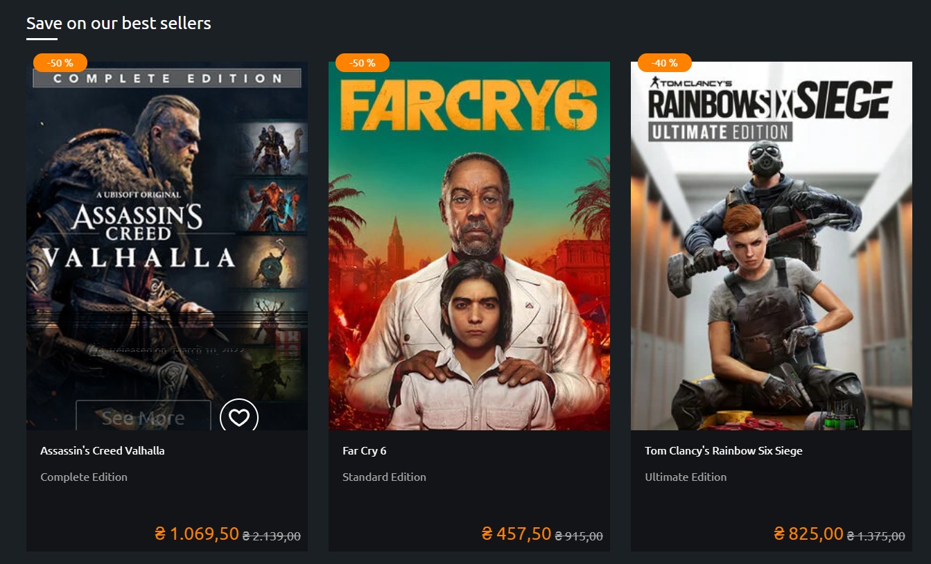 Games  Ubisoft Store