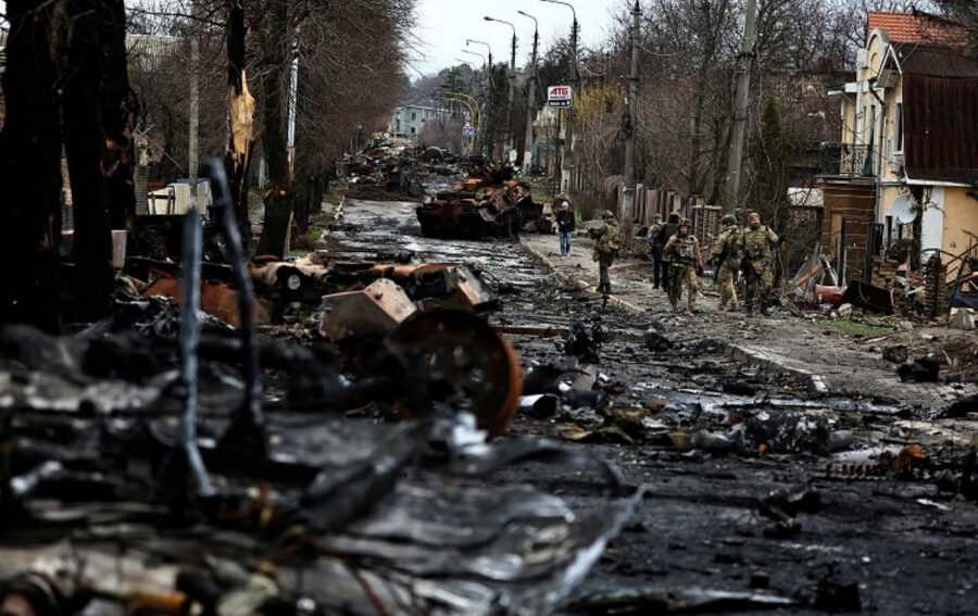 The United States are beginning to gather evidence of war crimes in Ukraine