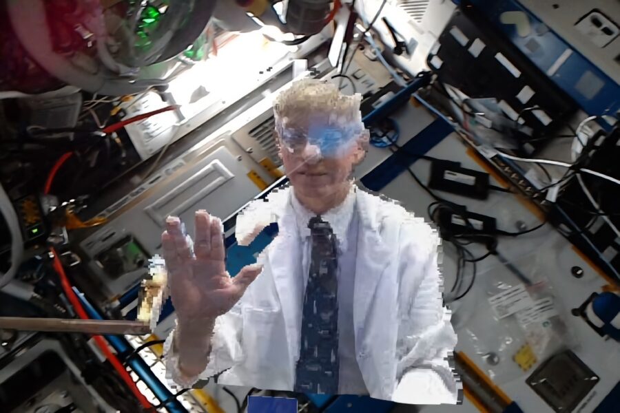 Hologram doctors visited the ISS in 2021, now NASA has big plans for this technology