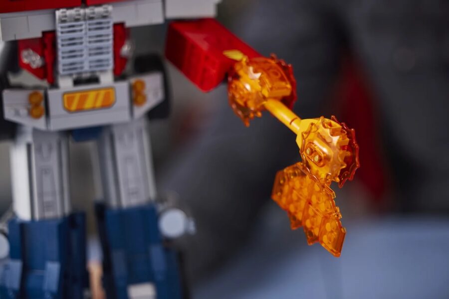 Lego showed Transformer Optimus Prime, which actually transforms