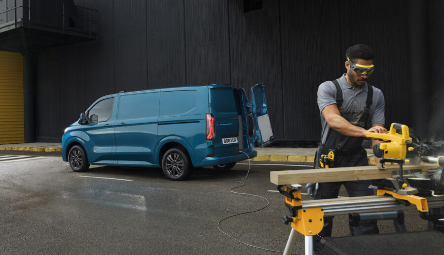 Ford E-Transit Custom - a new electric commercial van for the European market