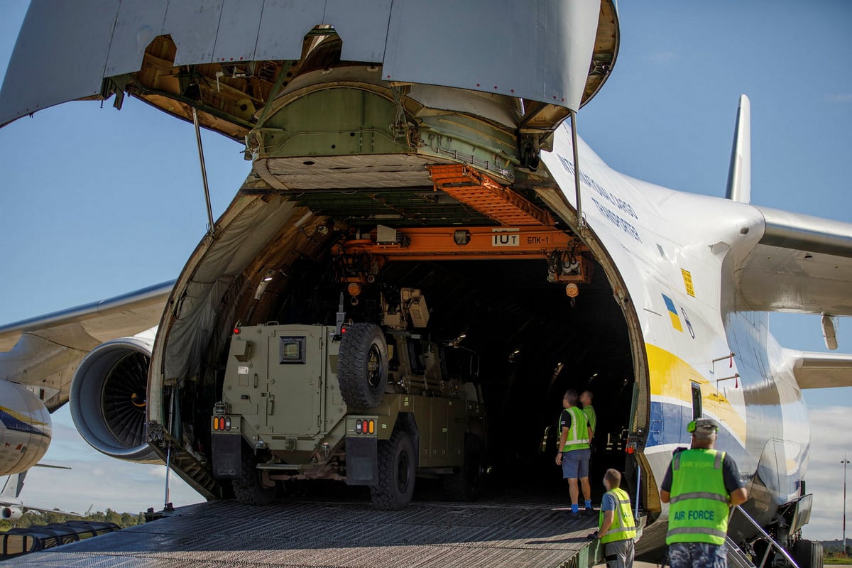 An-124 help deliver weapons to Ukraine