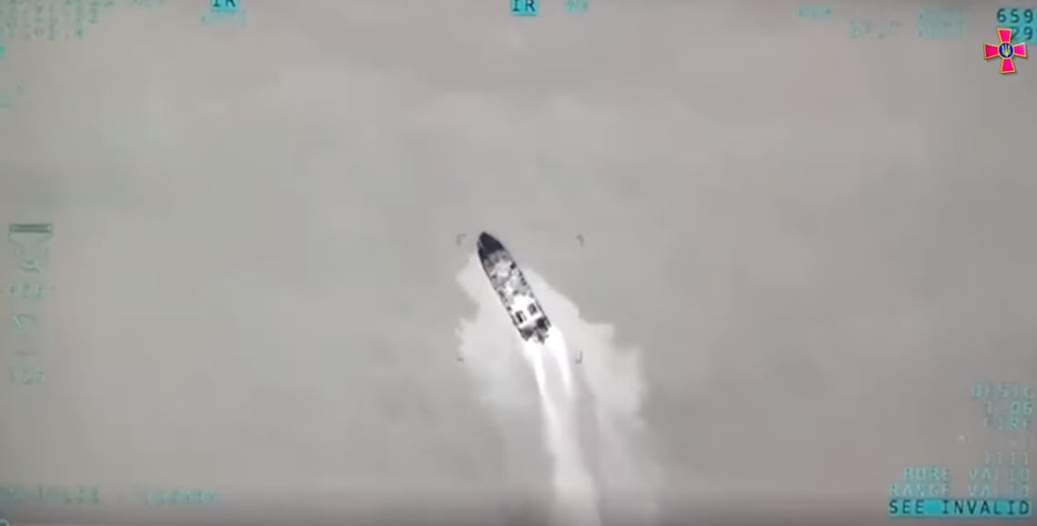 "Russian warship, go @&#!". Remake. Bayraktar TB2 UAV destroyed two Russian Raptor boats