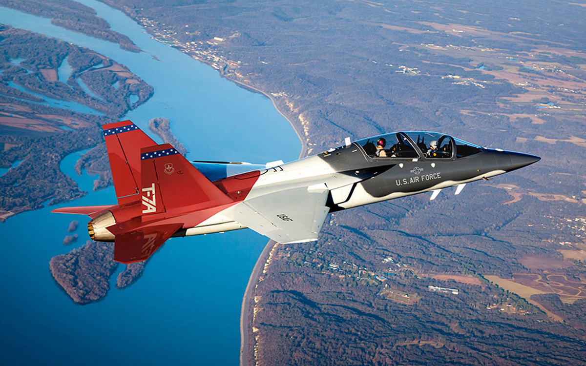 The Boeing – Saab T-7A Red Hawk — a 5th generation jet training aircraft