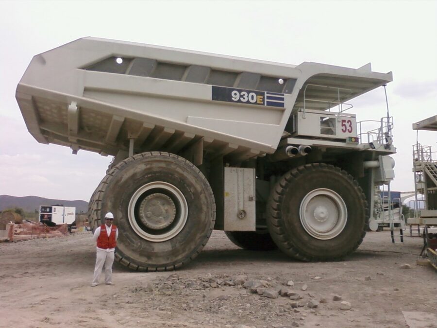 The 210-ton quarry truck has been turned into the world’s largest electric vehicle