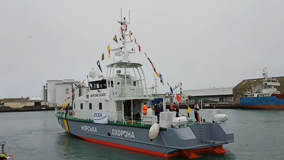 OCEA FPB 98 - the third boat of the Sea Guard of Ukraine is being prepared for launch