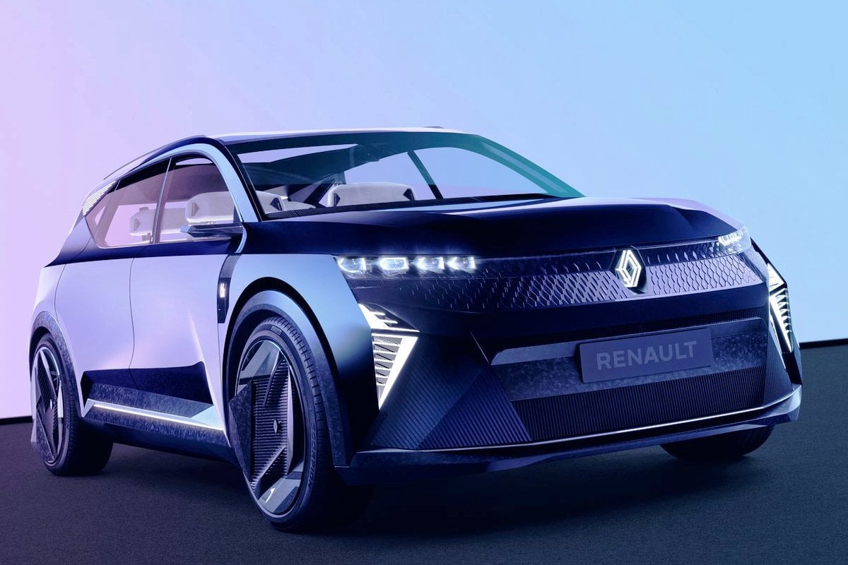 Renault Scenic Vision concept car: a combination of electric car and hydrogen