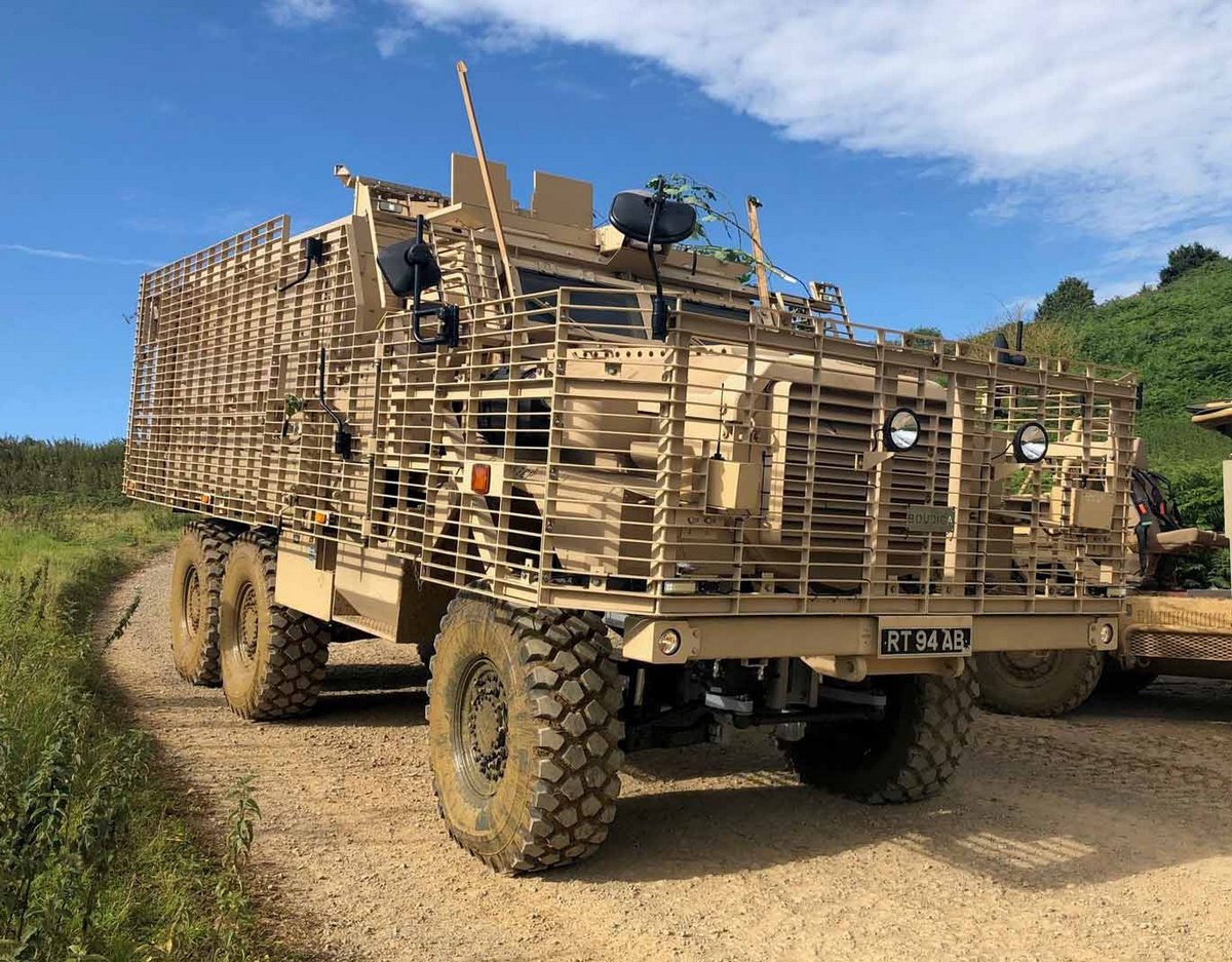 British Wolfhound armored vehicles received by the Armed Forces