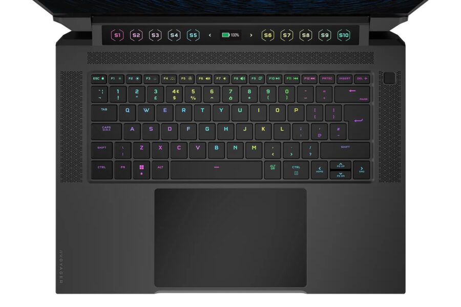 The first gaming laptop from Corsair received its own version of the Touch Bar