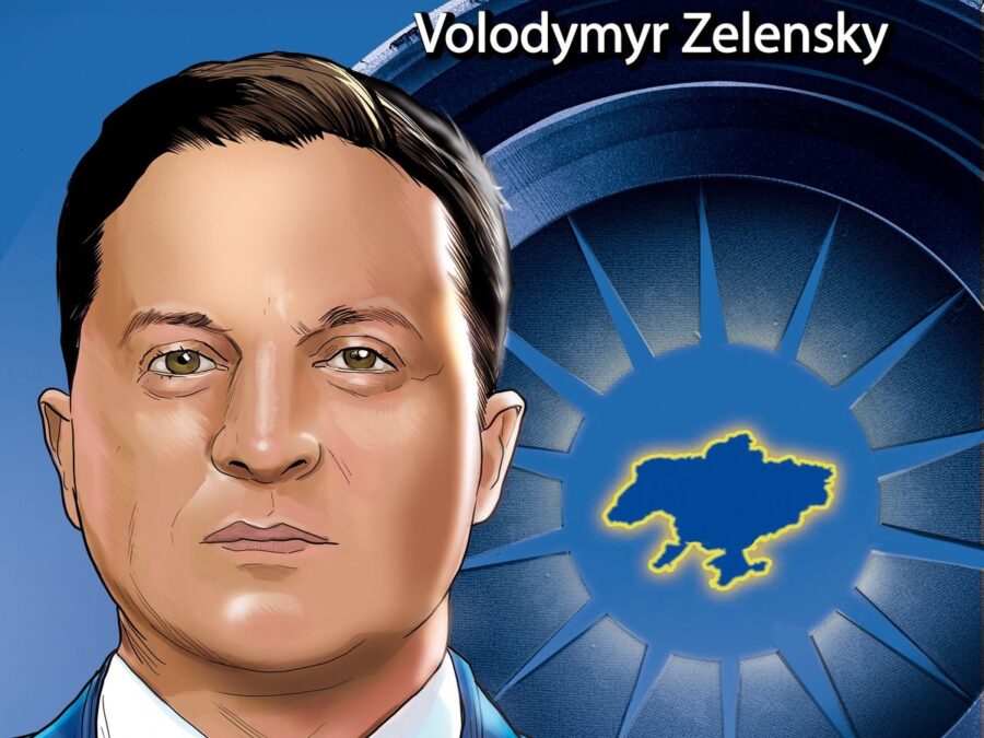 Комікс про Зеленського:  історію життя Президента України розказали в графічному романі