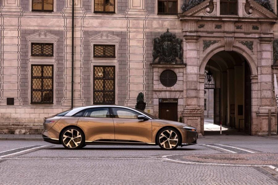 Lucid luxury electric cars will be available in Europe this year