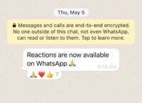 New features in Whatsapp: emoji response to messages, increasing the possible size of transferred files and expanding group chats
