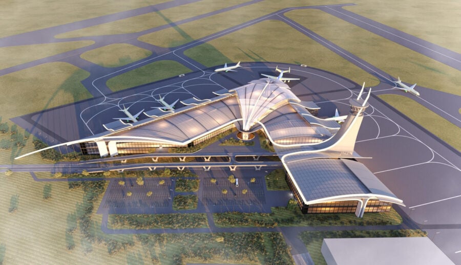 The concept of the passenger airport Mriya in Hostomel