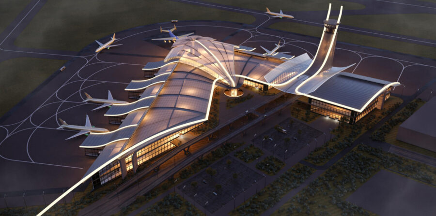 The concept of the passenger airport Mriya in Hostomel