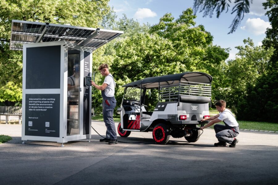 The Audi Nunam project is another option for recycling electric car batteries