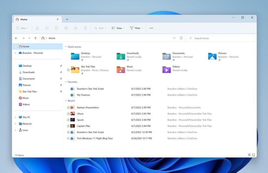 File Explorer in Windows 11 will soon have tabs