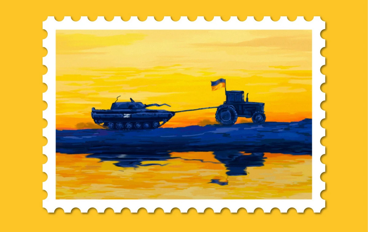 Поштова марка «Доброго вечора, ми з України!» вийде у середині липня 2022 р.