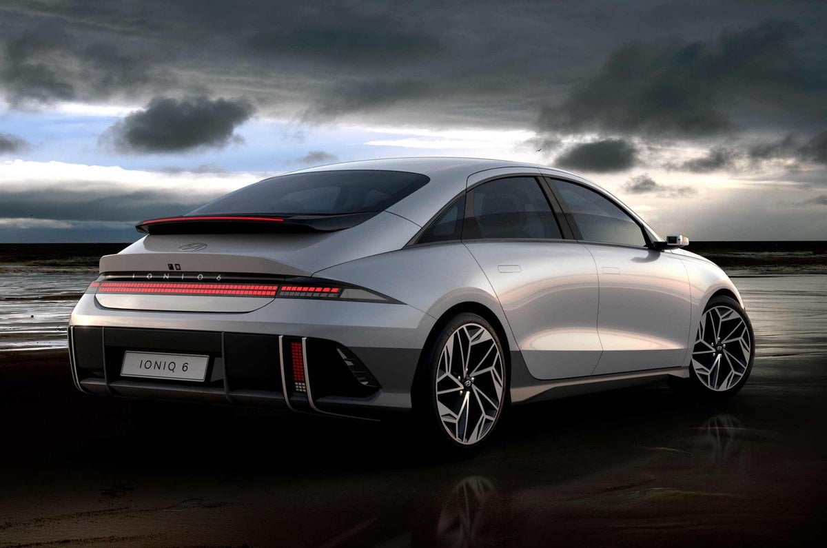 Beware, Tesla Model 3: presented by Hyundai Ioniq 6 - four-door electric coupe