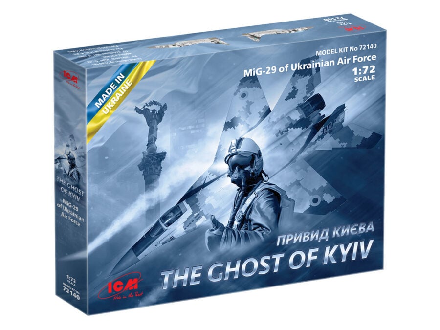 The Ghost of Kyiv on a scale of 1:72