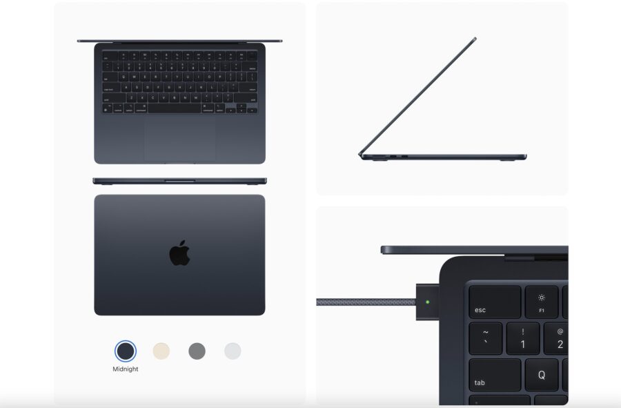 Apple представила новий MacBook Air: оновлено дизайн, дисплей, процесор M2 та інше. MacBook Pro 13 також отримав оновлення до M2